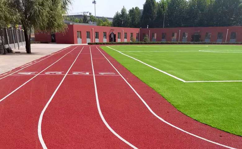 筑康體育透氣型塑膠跑道